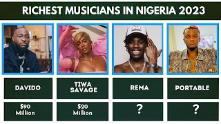 20 Richest Musicians in Nigeria 2023 [upl. by Eenram]