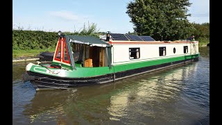 SOLD  Buenos Tiempos 53 Trad Stern 2016 XRampDCherilt Narrowboats [upl. by Akieluz]