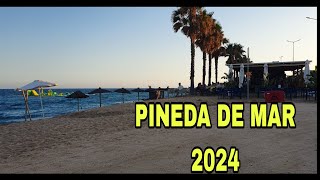 PINEDA DE MAR 2024COSTA BRAVA BEACH [upl. by Arline82]