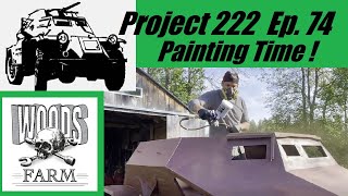 Project 222 Ep 74 Replica SdKfz222 [upl. by Elolcin]