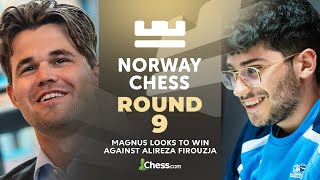 Magnus vs Alireza Can Alireza Spring A Surprise Win To Shuffle Leaderboard Norway Chess 2024 Rd 9 [upl. by Tartaglia]