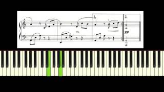 Beethoven Fur Elise piano tutorial with free sheet music [upl. by Yvette540]