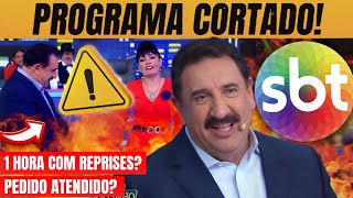 🔴 PROGRAMA do RATINHO sofre CORTE no SBT [upl. by Ahsenor]