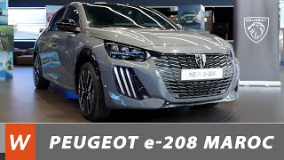 Nouvelle PEUGEOT e208 arrive au Maroc [upl. by Cornela]