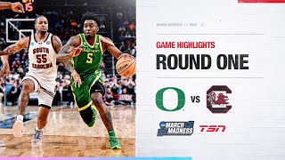 NCAA March Madness Highlights 11 Oregon vs 6 South Carolina [upl. by Agosto]