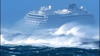 Biggest Cruise Ships Can Sinking After Being Wrecked During Monstrous Storm amp Dangerous Giant Waves [upl. by Azarcon]