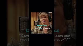 Taylor swift clean lyrics vs original lyrics [upl. by Rosane]