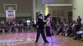 Andrea Vighi y Chiara Benati  6° Campionato Tango ItaliaGrecia 2017 di Brindisi  Tango Escenario [upl. by Leina]