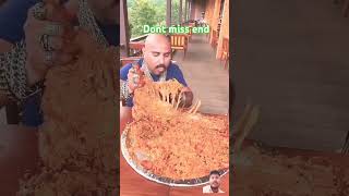 Duniya ke sabse bre bukhar aadami food foodchallenge biryani shorts foodcraze [upl. by Eclud109]