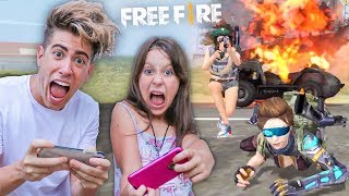 JUGANDO FREE FIRE CON MI HERMANITA DE 10 AÑOS ÉPICO [upl. by Ivette]