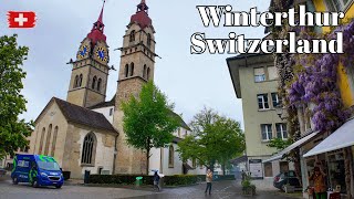 🇨🇭 Winterthur Switzerland  Exploring the Charms of Swiss town on a Gloomy Day [upl. by Skyla]