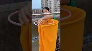 Utility products 🥰Useful spacesaving clothes hanger shortvideo viralvideo [upl. by Bremser587]