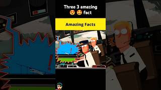 Three 3 amazing 😍 🤩 fact funfactchannel shortfacts feed [upl. by Newsom]