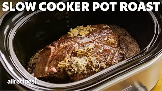 How to Make Slow Cooker Pot Roast  Allrecipes [upl. by Allecsirp]