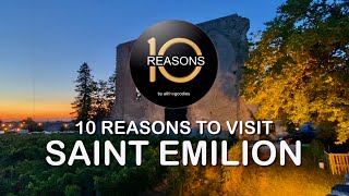 10 Reasons to visit Saint Emilion France  ​⁠TenReasons [upl. by Silevi]