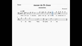 Messe de St Jean Anamnese Tenor [upl. by Carole]