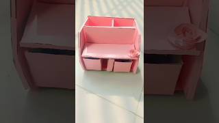 diy desk organiser making likesubscribe youtubeshorts trendingshorts shortfeed [upl. by Naik245]