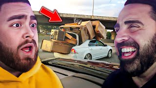 LosPollosTV And Dad React To Best Of New Jersey Drivers Road Rage Accidents and Convenient Cops [upl. by Blank]