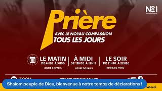 PRIERE DU MIDITEMPS DE DECLARATIONS DU 07092024 AVEC LE FRERE TARCIS [upl. by Anhoj]