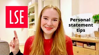 How to get into LSE  5 tips for writing your personal statement [upl. by Fortunia]