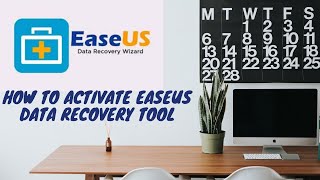 How to Activate EaseUS Data Recovery Tool New 2022  Junaid Saleem Tech [upl. by Introk]