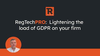 RegTechPRO  Simplifying GDPR for UK firms [upl. by Akeimahs817]