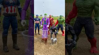 Venom vs Joker want to relax  Marvel toys funny [upl. by Jaclin]