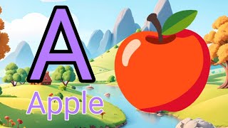 A for apple  abcd  phonics song  a for apple b for ball  abcd song  abcde  alphabet az [upl. by Laumas]