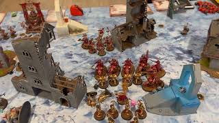 Aos 4th Edition Battle Report Stormcast Eternals v Khorne Mortals [upl. by Lilian]