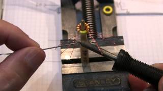 166 How to wind a trifilar toroid transformer for a diode ring mixer [upl. by Pettit708]