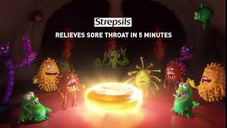 Strepsils for fast effective relief at first signs of sore throat [upl. by Rise]