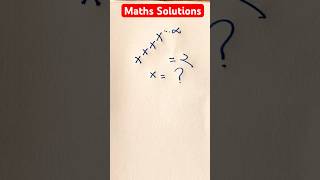 Find X maths mathematics shorts [upl. by Thorfinn597]