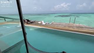 Soneva Jani Maldives  One Bedroom Water Retreat with Slide Room Tour [upl. by Aleunamme]