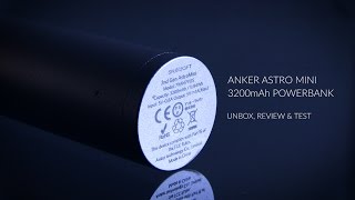 Anker Astro Mini 3200mAh 2nd Gen Review amp Test [upl. by Nosyerg]