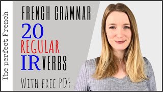 Group 3 Irregular French Verbs Present Tense [upl. by Angelique]