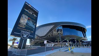 Las Vegas Allegiant Stadium Walking tour [upl. by Hrutkay]