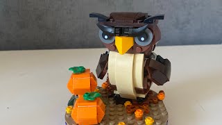 Présentation du set lego Le hibou dHalloween 40497 [upl. by Daren]