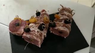 Tournedos de filet mignon de porc aux fruits secs [upl. by Phaih884]