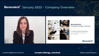 BenevolentAI Company Overview by Joanna Shields CEO [upl. by Rattray68]