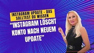 Neue Instagram KI löscht und sperrt Konten  neues Update schockiert [upl. by Tait]