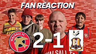 Fan Reaction after Walsall 21 Bradford [upl. by Wunder]