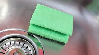 ASMR 🌿 Wet Sponge Ripping  Crispy Scour Ripping asmrsponge spongeasmr sponge [upl. by Bej171]