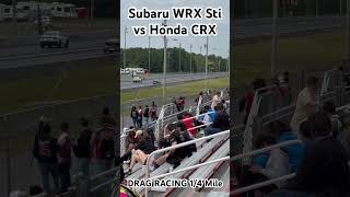 Subaru Wrx Sti vs Honda CRX [upl. by Elson]