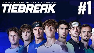 Tiebreak  1  Alcaraz VS Medvédev ATP Finals [upl. by Nisse]