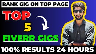 Top 5 fiverr low competition gigs 2024  Fiverr gig ranking fiverr2024 [upl. by Akinhoj]