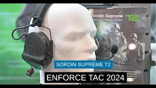 Enforce Tac 2024 Sordin Supreme T2 – New hearing protection with many features [upl. by Dirgis]