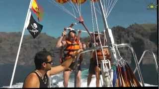 Tenerife FUN  Los Gigantes Parascending TripSpycouk amp MojeKanarycom [upl. by Negem803]