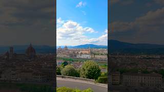 Panoramic of Florence from Michelangelo Square florence italy shorts [upl. by Dyche737]