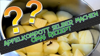 Apfelkompott selber machen  Ganz einfach nach Omas Rezept [upl. by Sulrac57]