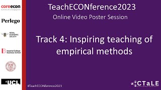 Track 4 Inspiring teaching of empirical methods [upl. by Wilson]